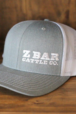 Z Bar Cattle Co Light Grey Hat